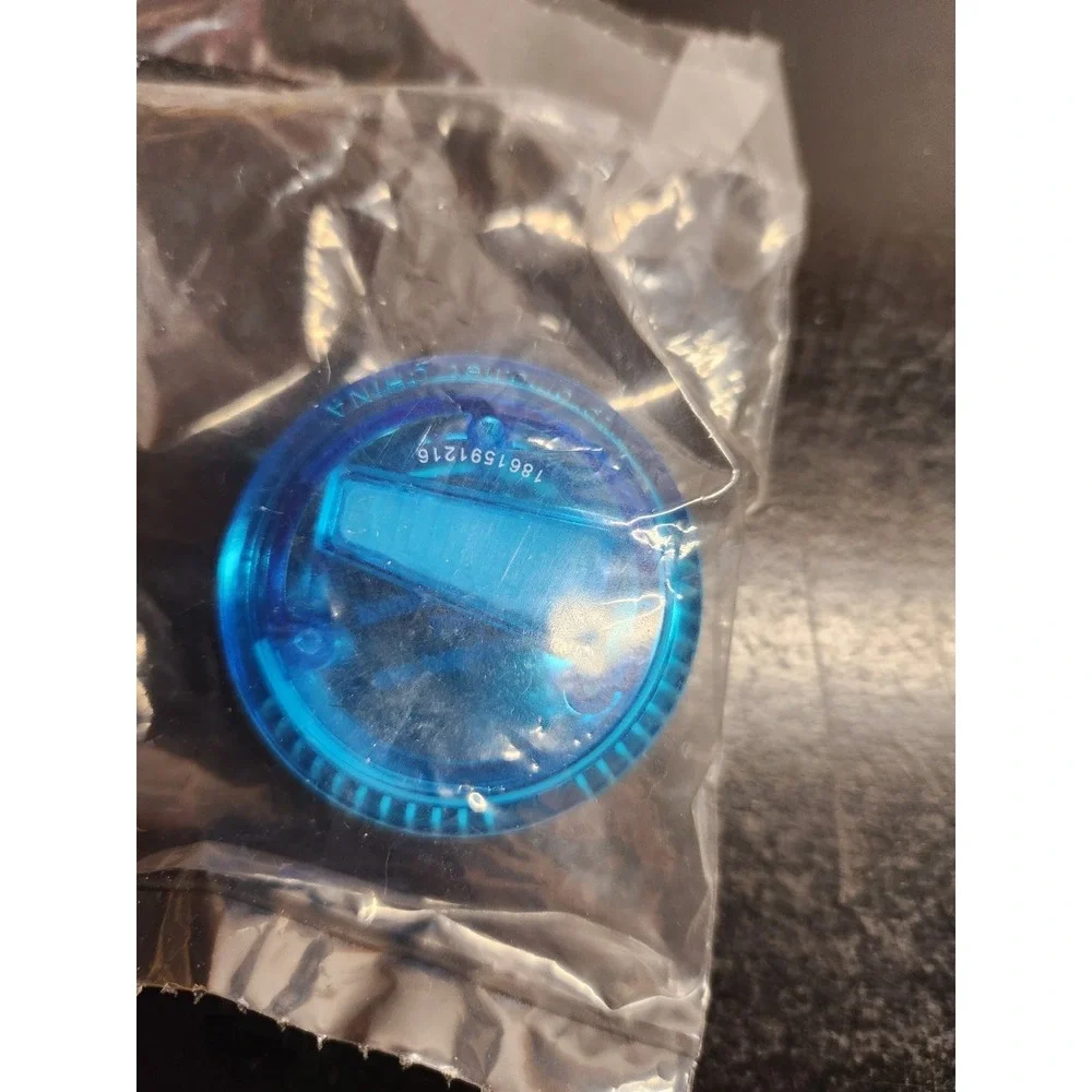 Tampa International Airport Blue Translucent Badge Reel Clip Souvenir 1.5in